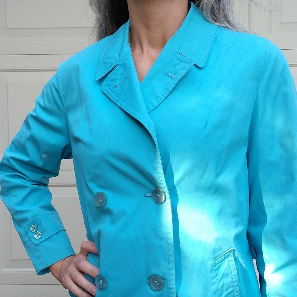 LONDON FOG vintage spring trench coat S - Picture 2 of 8